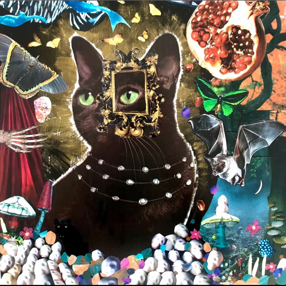 🎃CAT Poster Original Print Scorpio Halloween